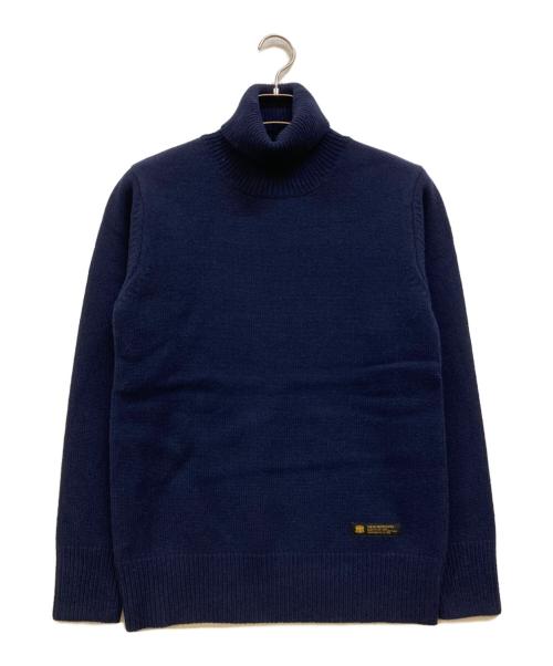 NEIGHBORHOOD（ネイバーフッド）NEIGHBORHOOD (ネイバーフッド) EDWARD/W-HN.LS タートルネック ニット ネイビー サイズ:Mの古着・服飾アイテム
