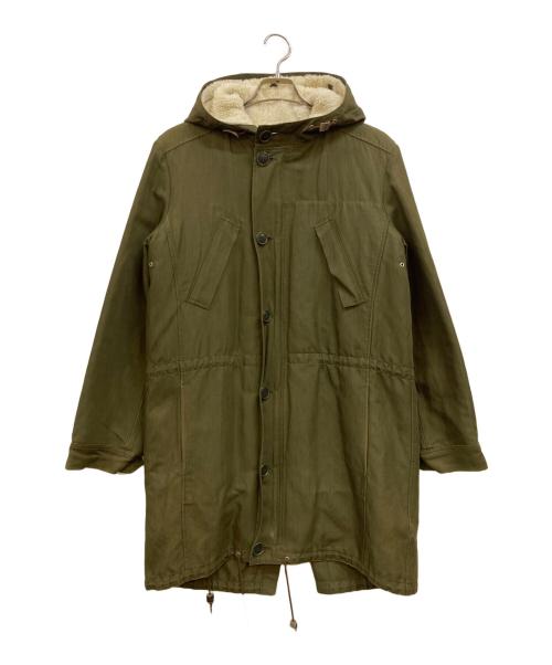 A.P.C.（アーペーセー）A.P.C. (アーペーセー) 裏ボアモッズコート オリーブ サイズ:XSの古着・服飾アイテム