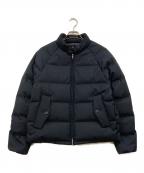 TOMORROW LANDトゥモローランド）の古着「ウールシルクツイル ダウンブルゾン」｜ネイビー