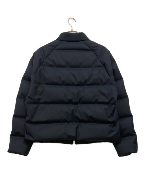 TOMORROW LAND（トゥモローランド）TOMORROW LAND (トゥモローランド) ウールシルクツイル ダウンブルゾン ネイビー サイズ:Sの古着・服飾アイテム