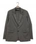 TOMORROW LAND（トゥモローランド）の古着「ウールポリエステル シングルブレステッド2Bジャケット」｜グレー