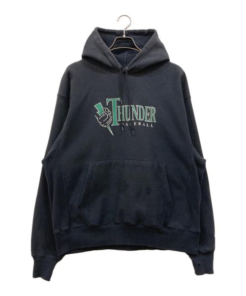 Champion REVERSE WEAVE（チャンピオン リバース ウィーブ）Champion REVERSE WEAVE (チャンピオン リバース ウィーブ) プルオーバーパーカー ブラック サイズ:Lの古着・服飾アイテム