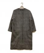 JOURNAL STANDARDジャーナルスタンダード）の古着「スーパー140ビーバーノーカラーコート」｜グレー