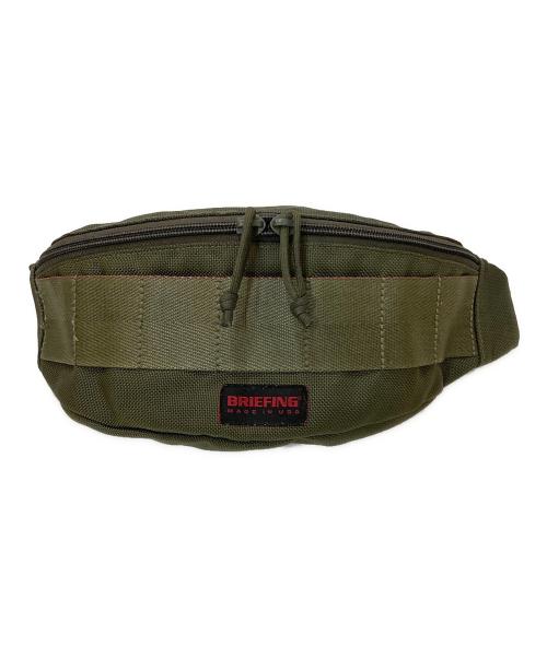 BRIEFING（ブリーフィング）BRIEFING (ブリーフィング) TRIPOD ウエストバッグ グリーンの古着・服飾アイテム