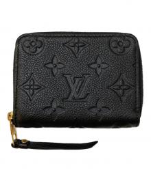 LOUIS VUITTON（ルイ ヴィトン）の古着「モノグラム・アンプラント ジッピーコインパース」｜ブラック