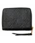 LOUIS VUITTON (ルイ ヴィトン) モノグラム・アンプラント ジッピーコインパース ブラック：51000円