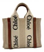 Chloeクロエ）の古着「woody ウッディ キャンバススモールトート」｜ベージュ