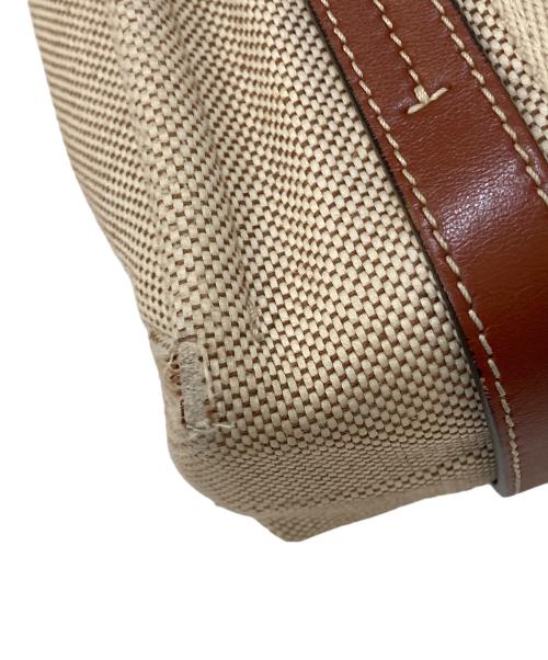 Chloe（クロエ）Chloe (クロエ) woody ウッディ キャンバススモールトート ベージュの古着・服飾アイテム