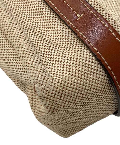 Chloe（クロエ）Chloe (クロエ) woody ウッディ キャンバススモールトート ベージュの古着・服飾アイテム