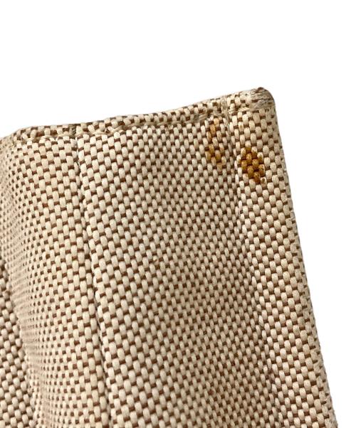 Chloe（クロエ）Chloe (クロエ) woody ウッディ キャンバススモールトート ベージュの古着・服飾アイテム