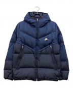 NIKEナイキ）の古着「ウインドランナーダウンジャケット」｜ネイビー