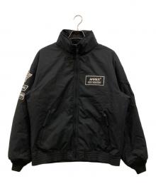 AVIREX（アヴィレックス）の古着「NYLON STAND BLOUSON/50周年」｜ブラック