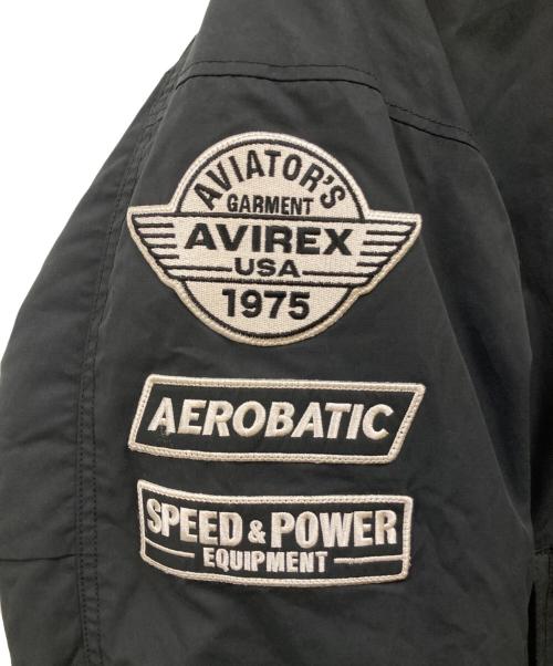 AVIREX（アヴィレックス）AVIREX (アヴィレックス) NYLON STAND BLOUSON/50周年 ブラック サイズ:XLの古着・服飾アイテム