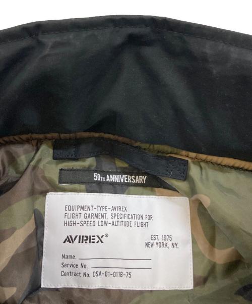 AVIREX（アヴィレックス）AVIREX (アヴィレックス) NYLON STAND BLOUSON/50周年 ブラック サイズ:XLの古着・服飾アイテム
