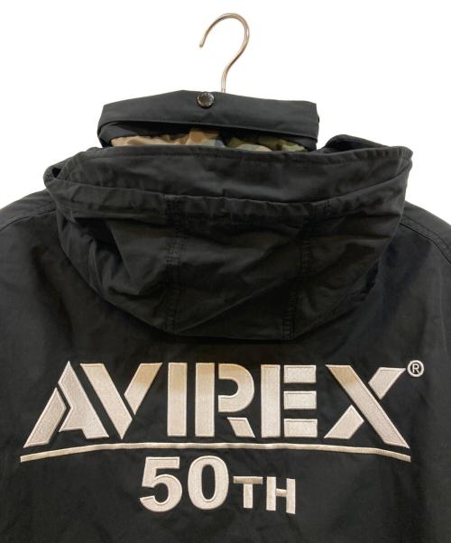 AVIREX（アヴィレックス）AVIREX (アヴィレックス) NYLON STAND BLOUSON/50周年 ブラック サイズ:XLの古着・服飾アイテム