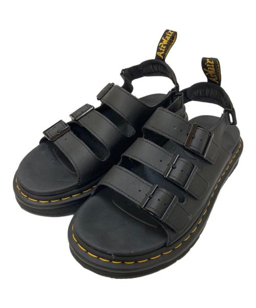 Dr.Martens（ドクターマーチン）Dr.Martens (ドクターマーチン) SOLOMAN ストラップサンダル ブラック サイズ:UK7(26㎝)の古着・服飾アイテム