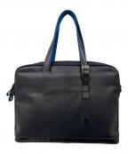 LANVIN en Bleuランバンオンブルー）の古着「2WAYビジネスバッグ」｜ネイビー