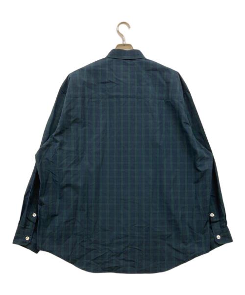 WTAPS（ダブルタップス）WTAPS (ダブルタップス) BD 03 / LS / COTTON. BROADCLOTH. TEXTILE. OF ネイビー×グリーン サイズ:X04の古着・服飾アイテム