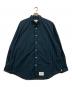 WTAPS（ダブルタップス）の古着「BD 03 / LS / COTTON. BROADCLOTH. TEXTILE. OF」｜ネイビー×グリーン