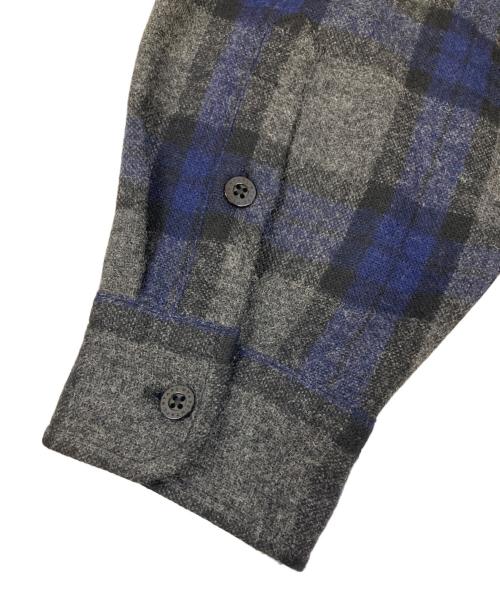 WTAPS（ダブルタップス）WTAPS (ダブルタップス) TXT 01 / LS / WOPL. TWEED. TEXTILE. OF ネイビー×グレー サイズ:X04の古着・服飾アイテム