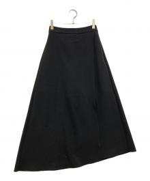 anuans（アニュアンス）の古着「アシンメトリーレイヤースカート」｜ブラック