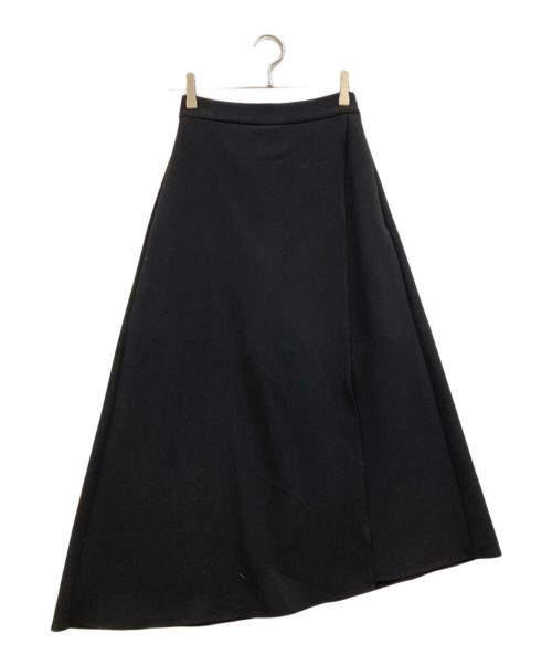 anuans（アニュアンス）anuans (アニュアンス) アシンメトリーレイヤースカート ブラック サイズ:Sの古着・服飾アイテム