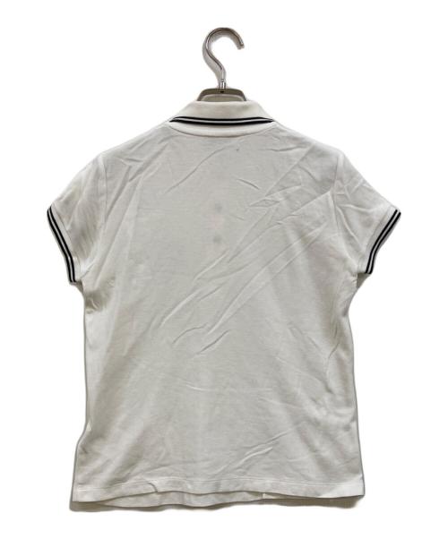 MONCLER（モンクレール）MONCLER (モンクレール) アップリケポロシャツ ホワイト サイズ:XSの古着・服飾アイテム