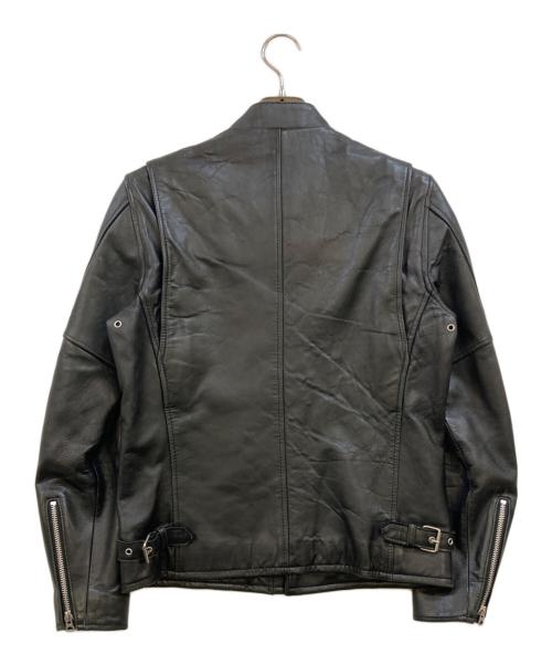 Schott（ショット）Schott (ショット) シープスキン クラシック レザーレーサージャケット ブラック サイズ:Sの古着・服飾アイテム