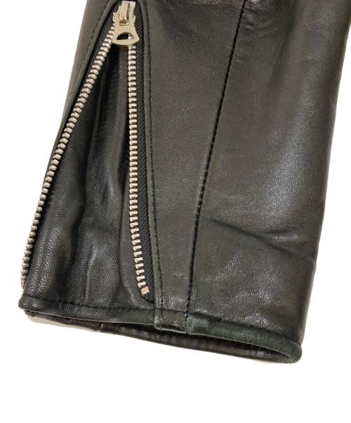 Schott（ショット）Schott (ショット) シープスキン クラシック レザーレーサージャケット ブラック サイズ:Sの古着・服飾アイテム