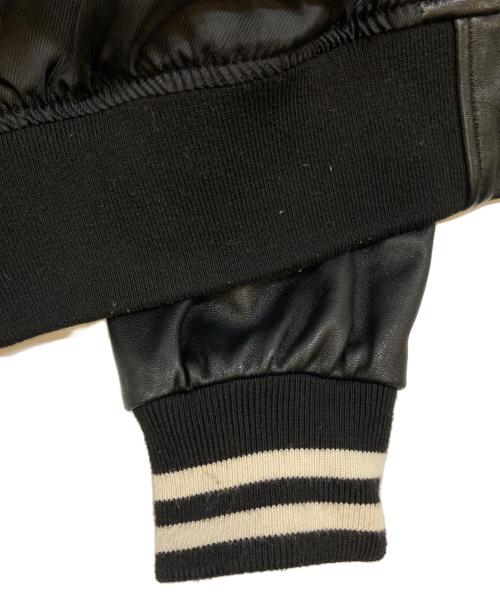 Schott（ショット）Schott (ショット) ラムレザー ワッペン スタジャン ブラック サイズ:Sの古着・服飾アイテム