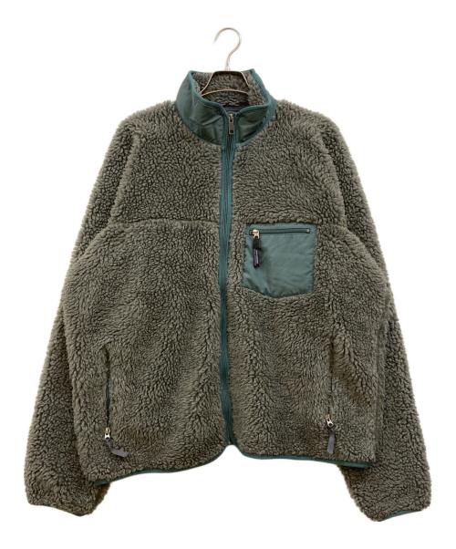 Patagonia（パタゴニア）Patagonia (パタゴニア) クラシックレトロカーディガン グリーン×グレー サイズ:XLの古着・服飾アイテム