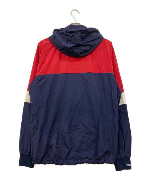 MITCHELL & NESS（ミッチェルアンドネス）MITCHELL & NESS (ミッチェルアンドネス) アノラックパーカー レッド サイズ:Mの古着・服飾アイテム