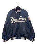 Majesticマジェスティック）の古着「スタジャン」｜ネイビー