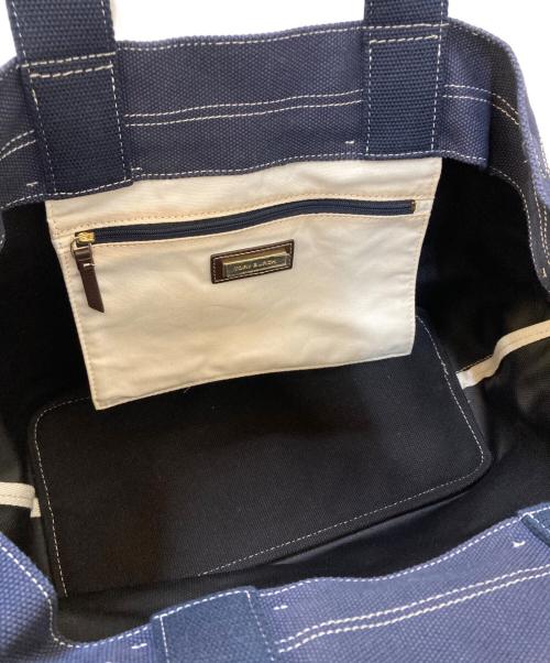 TORY BURCH（トリーバーチ）TORY BURCH (トリーバーチ) エラ キャンバストートバッグ ブラックの古着・服飾アイテム