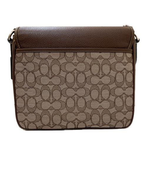 COACH（コーチ）COACH (コーチ) スプリント マップバッグ25 シグネチャー ジャカード ブラウン サイズ:下記参照の古着・服飾アイテム