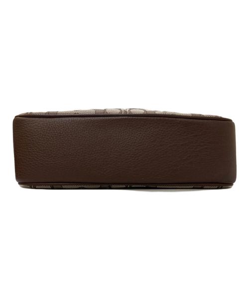 COACH（コーチ）COACH (コーチ) スプリント マップバッグ25 シグネチャー ジャカード ブラウン サイズ:下記参照の古着・服飾アイテム