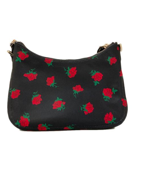 Kate Spade（ケイトスペード）Kate Spade (ケイトスペード) ポーチ付花柄ショルダーバッグ ブラック サイズ:下記参照の古着・服飾アイテム