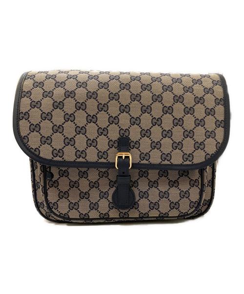 GUCCI（グッチ）GUCCI (グッチ) GGキャンバス チルドレンズ メッセンジャーバッグ ベージュ サイズ:下記参照の古着・服飾アイテム