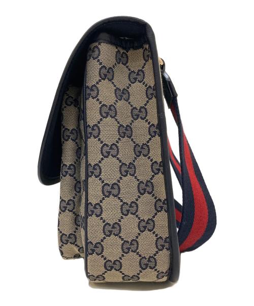GUCCI（グッチ）GUCCI (グッチ) GGキャンバス チルドレンズ メッセンジャーバッグ ベージュ サイズ:下記参照の古着・服飾アイテム
