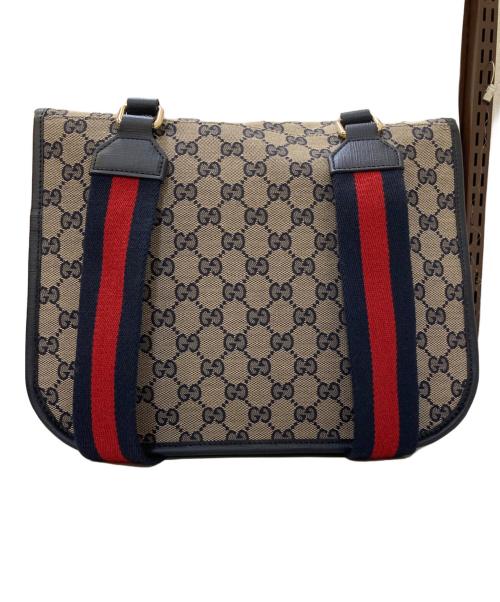 GUCCI（グッチ）GUCCI (グッチ) GGキャンバス チルドレンズ メッセンジャーバッグ ベージュ サイズ:下記参照の古着・服飾アイテム