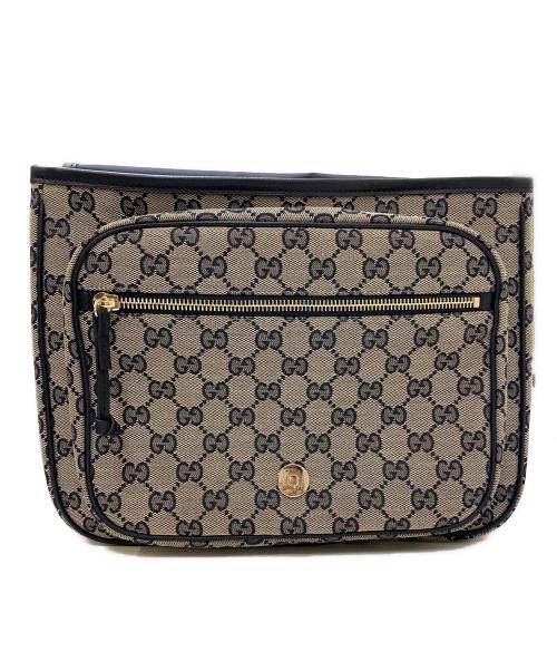 GUCCI（グッチ）GUCCI (グッチ) GGキャンバス チルドレンズ メッセンジャーバッグ ベージュ サイズ:下記参照の古着・服飾アイテム