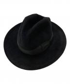 東京HATROCKERS×WACKO MARIA東京ハットロッカーズ×ワコマリア）の古着「ウール中折れハット」｜ブラック