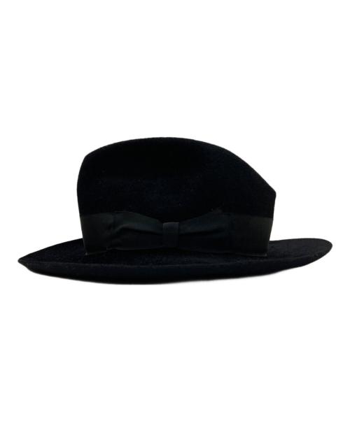 東京HATROCKERS（東京ハットロッカーズ）東京HATROCKERS (東京ハットロッカーズ) WACKO MARIA (ワコマリア) ウール中折れハット ブラック サイズ:M(58)の古着・服飾アイテム