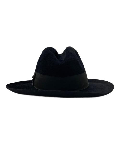 東京HATROCKERS（東京ハットロッカーズ）東京HATROCKERS (東京ハットロッカーズ) WACKO MARIA (ワコマリア) ウール中折れハット ブラック サイズ:M(58)の古着・服飾アイテム