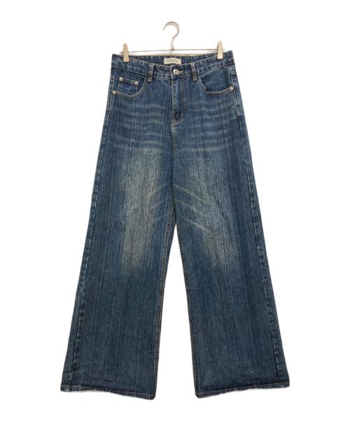 MENES（メネス）MENES (メネス) バギーデニムパンツ インディゴ サイズ:Lの古着・服飾アイテム