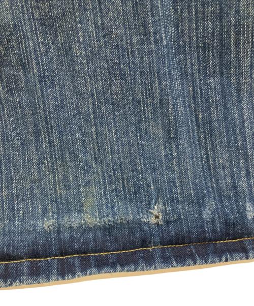 MENES（メネス）MENES (メネス) バギーデニムパンツ インディゴ サイズ:Lの古着・服飾アイテム