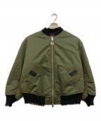 DIESELディーゼル）の古着「alternating energy MA-1ジャケット　(オルタネイティングエネルギーエムエーワン)」｜グリーン