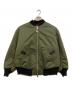 DIESEL（ディーゼル）の古着「alternating energy MA-1ジャケット　(オルタネイティングエネルギーエムエーワン)」｜グリーン
