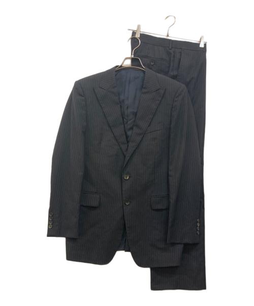 GUCCI（グッチ）GUCCI (グッチ) セットアップストライプスーツ ネイビー サイズ:48Rの古着・服飾アイテム