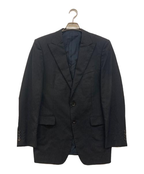 GUCCI（グッチ）GUCCI (グッチ) セットアップストライプスーツ ネイビー サイズ:48Rの古着・服飾アイテム